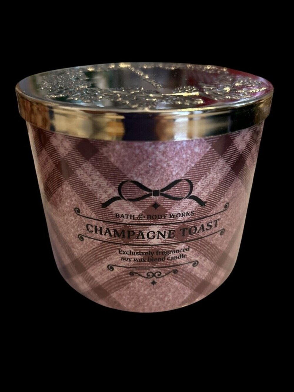 Bath and Body Works Champagne Toast 3 Wick Candle Brand New in Box